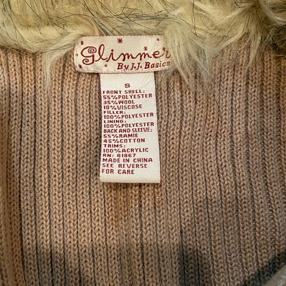 Fall Sweater Jacket with Fabric Belt - Picture 3 of 5